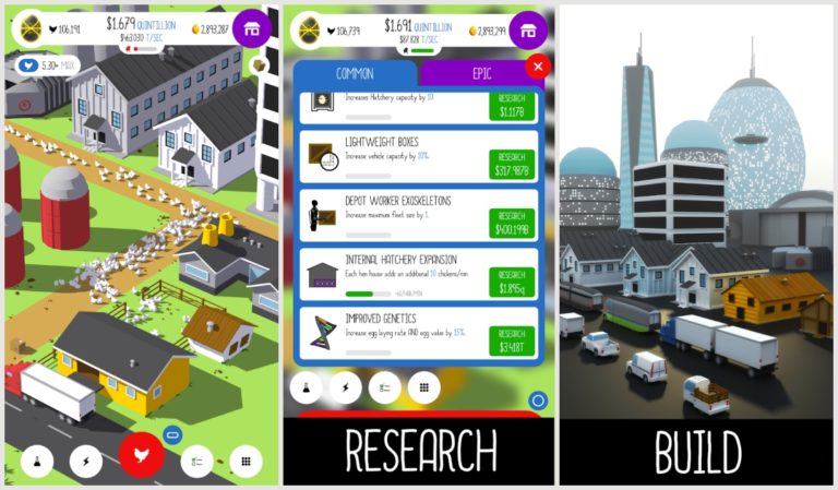 Best Farming Games On Android: Egg, Inc.