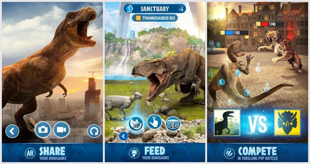 Jurassic World Alive ar game android